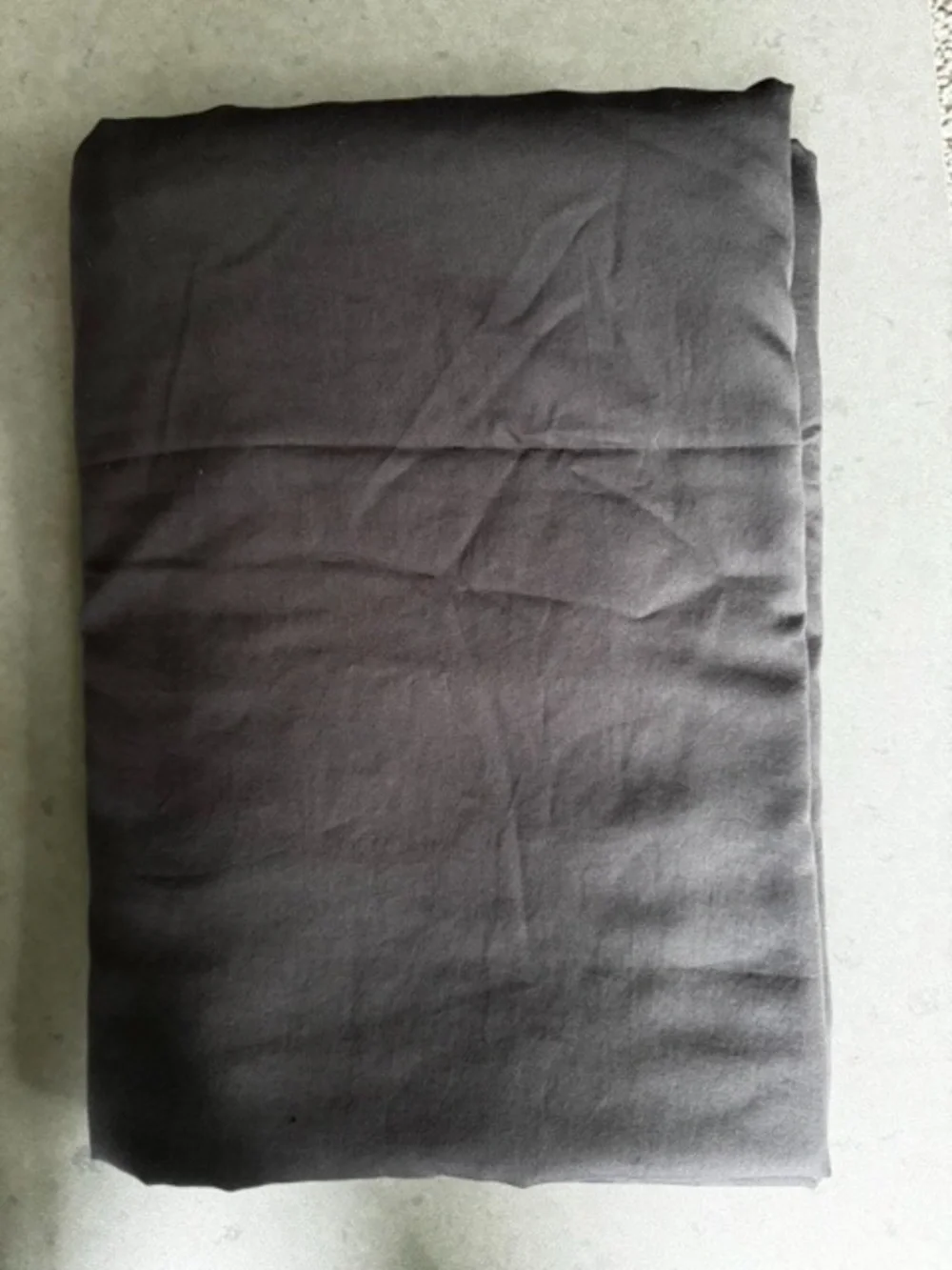 PARACHUTE 100% Sateen Cotton Duvet Cover Full/ QUEEN Dark Gray - Altered